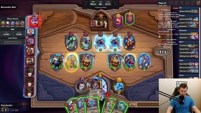 4x End of turn with Golden Fort! | Hearthstone Battlegrounds смотреть онлайн