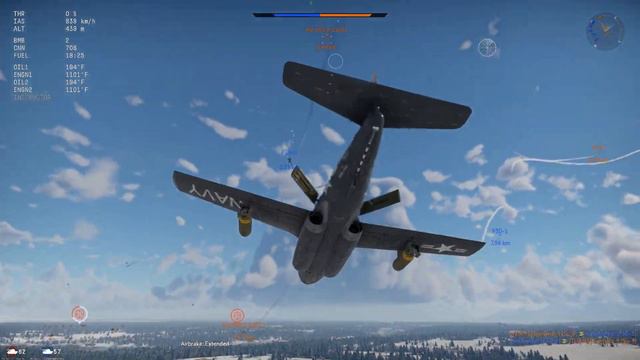 War Thunder: Yak-9T, Hellcat, Yak-9K, MiG-15bis, F3D Skyknight, D.501, Hurricane, F8U-2 Crusader II смотреть онлайн