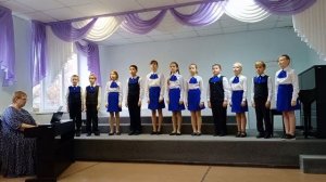 Вокальный ансамбль "Дебют" МУДО "Кундравинская ДШИ" (9-12 лет).
