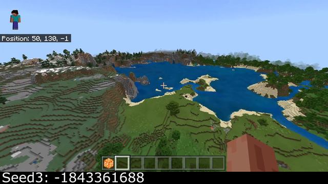 Top 5 Best Flat Mountain Minecraft Seeds for Building! Minecraft 1.16 Bedrock Edition 2021 смотреть онлайн