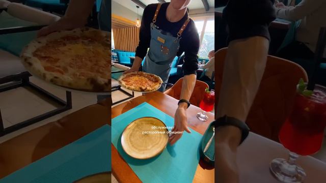 Почему сюда ходит мало людей? Снял обзор траттории Чиабатта на Новой заре в #сочи #пицца #еда