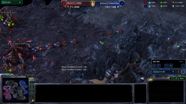 Starcraft 2 Pro Replays #16: [mouz] HasuObs vs [Root] ViBe PvZ смотреть онлайн
