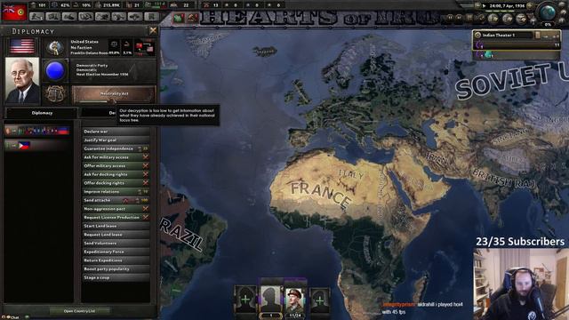 Hearts of Iron 4: MahDryBread & Me as China & India #1 смотреть онлайн
