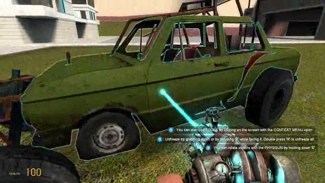How to make a driveable hl2 car in Garry's Mod смотреть онлайн