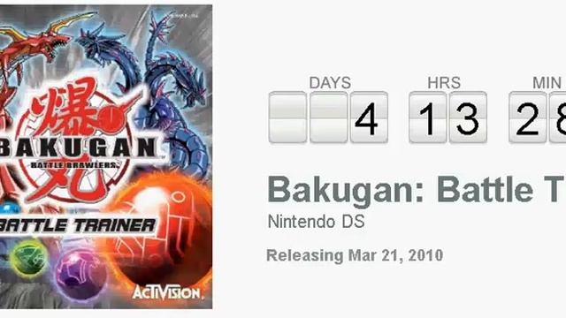 Bakugan: Battle Trainer DS Countdown смотреть онлайн