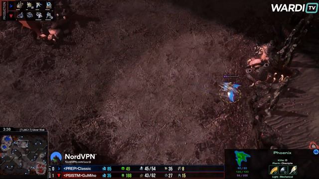 GuMiho vs Classic (TvP) - WardiTV TL Map Contest Tournament [StarCraft 2] смотреть онлайн