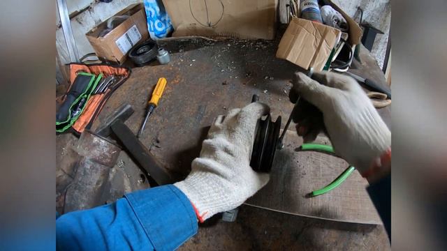 Мещера Е403.Подготовка 2024.Замена подшипников на шкиве пневмокомпрессора и натяжителе компрессора. смотреть онлайн