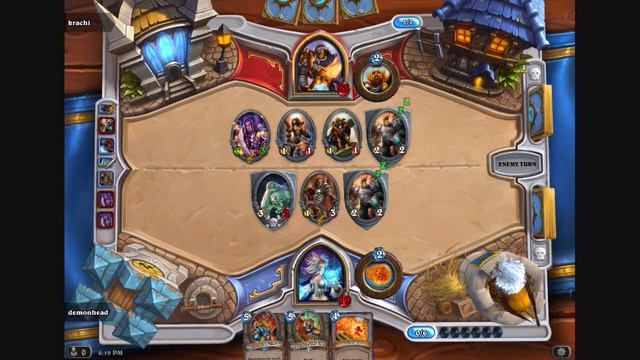 Hearthstone Arena Mage Vs Paladin 19 5 Long live the Gnome смотреть онлайн