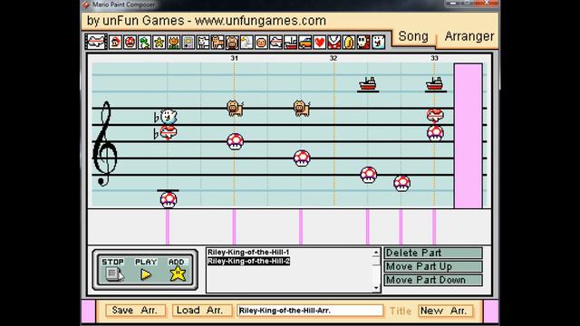 King of the Hill Theme Song - Mario Paint Composer - Riley Herder смотреть онлайн