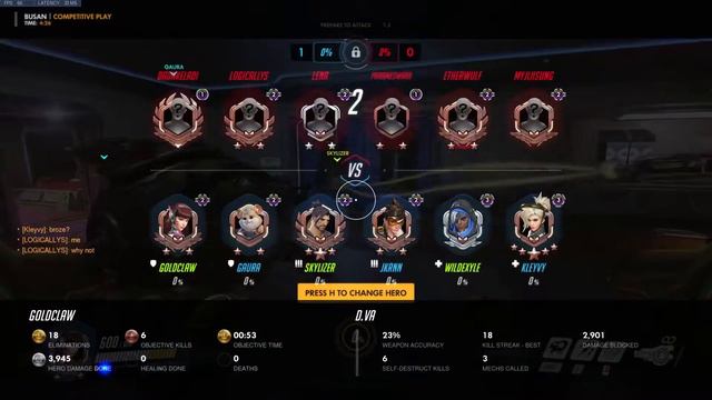 Carried by D-Va! Overwatch Indonesia. смотреть онлайн