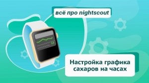 Настройка вывода  графика сахаров на часы