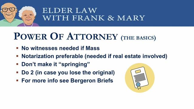 Frank and Mary in Northborough - Elder Law 101: Estate Planning Before Age 60 / January 2023 смотреть онлайн