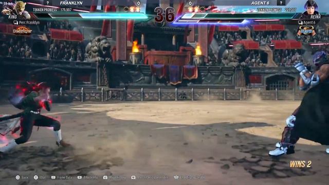 Tekken 8 | WaveDash #2 | Perk Franklyn(King) Vs Agent 6(Reina) | Losers Round 2 смотреть онлайн