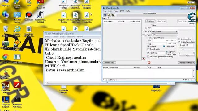 Cheat Engine İle Cs 1.6 Hız Hilesi Yapımı #1 смотреть онлайн