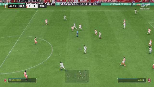 FIFA 24 - Slavia Prague vs AC Milan | UEFA Europa League R16 | PS5™ [4K60] смотреть онлайн