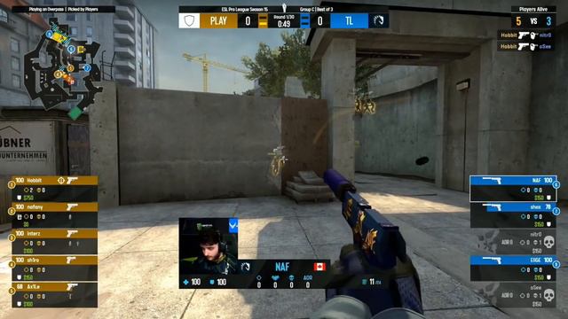 ESL PRO LEAGUE - S15 - [GRUPA C] - Players vs Team Liquid - TV Arena Esport смотреть онлайн