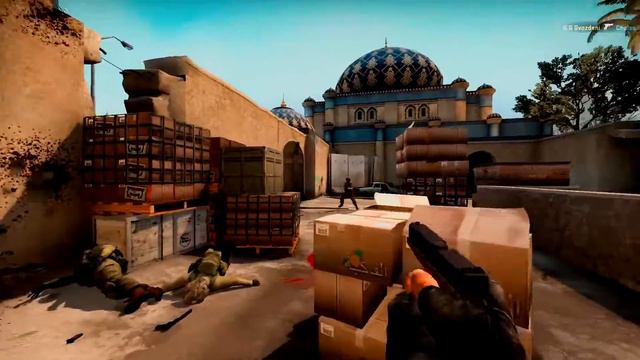 CS:GO 32-bit colour HD - Ace with glock & inhuman dodge смотреть онлайн
