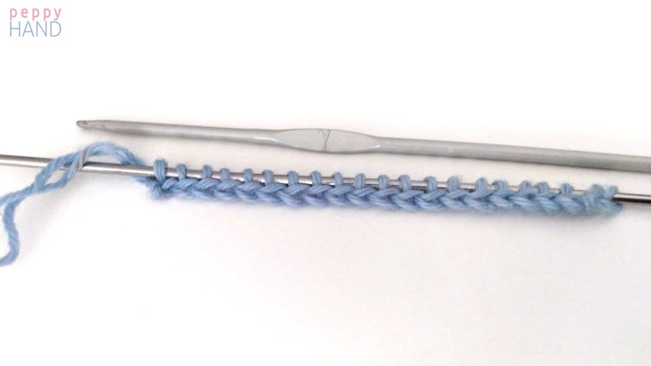 Набор петель при помощи крючка | Вязяние спицами смотреть онлайн