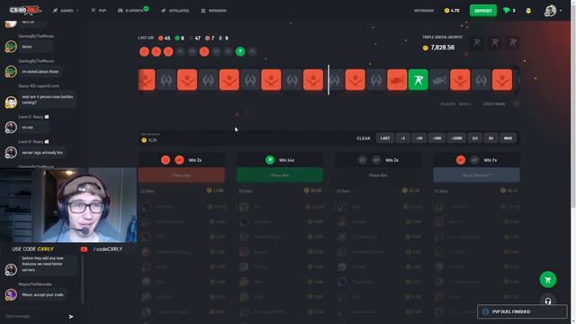 WE STARTED WITH $10 CSGOROLL