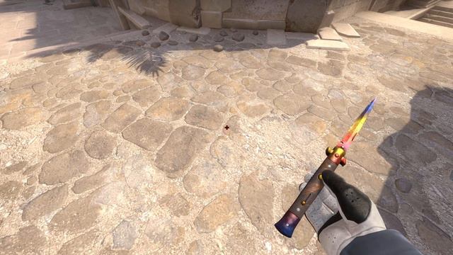 STILETTO KNIFE MARBLE FADE