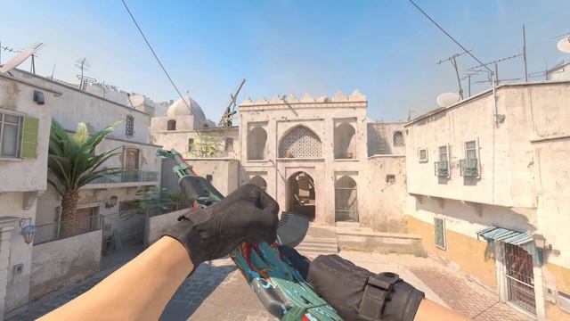 Скин на AK-47 "Аквамариновая месть" в Counter Strike 2 смотреть онлайн