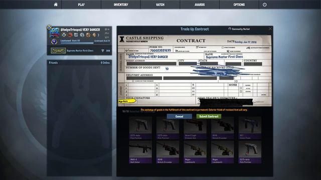 Контракт в CS GO #1 - АК Поверхностная закалка смотреть онлайн