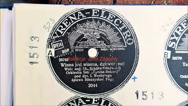"Winna jest wiosna dziewczyno" - Schütz/Friedwald/Fogg/Wesby, 1937 (?) смотреть онлайн