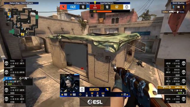 CS:GO HIGHLIGHTS - G2 Vs FaZe [FINAL EPIC GAME][IEM Katowice 2022 | Playoffs | Final | BO5]