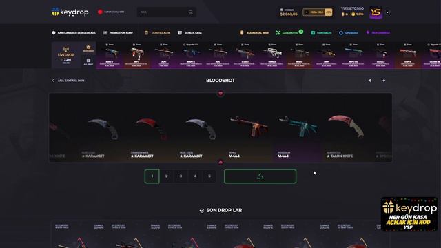 (CS:GO) KEYDROP KASA AÇILIMI ! KEYDROP PROMO CODE ! Keydrop Kasa Açılımı keydrop смотреть онлайн