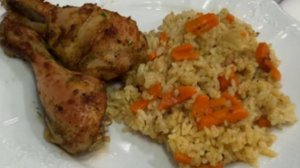 Курица с рисом в рукаве. Ленивый плов!