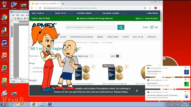 The GoAnimate Mega-Cut! Classic Caillou Gets Grounded Seasons 1-5