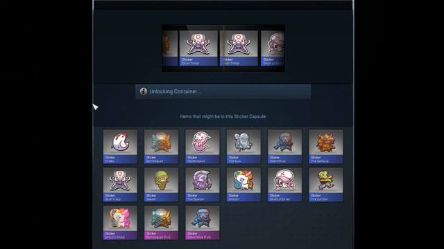 Enfu Sticker Capsule Opening CSGO смотреть онлайн