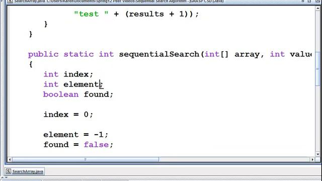 8-8 Sequential Search Algorithm - Gilmer смотреть онлайн