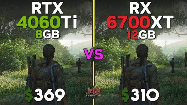 ТЕСТ - RTX4060TI 8GB VS RX6700XT 12GB