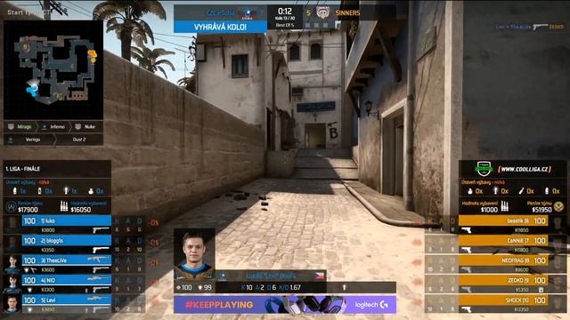 SINNERS vs. CZC.eSuba | Tipsport COOL liga | Finále (Mirage) смотреть онлайн