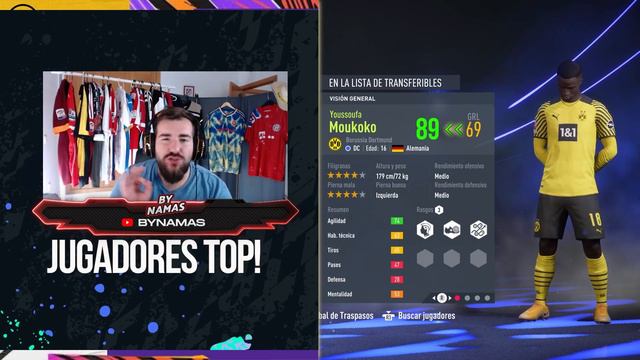 💎JOVENES PROMESAS con CARA ESCANEADA 🤓 FIFA 22 Modo Carrera смотреть онлайн