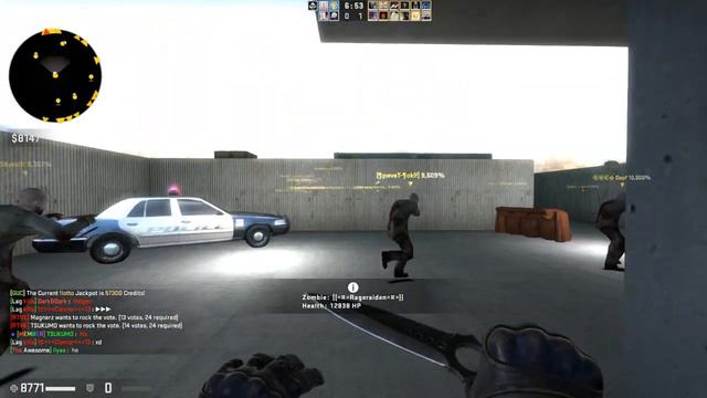 Counter Strike Global Offensive - Zombie Escape mod online gameplay on ze_panic_escape map смотреть онлайн