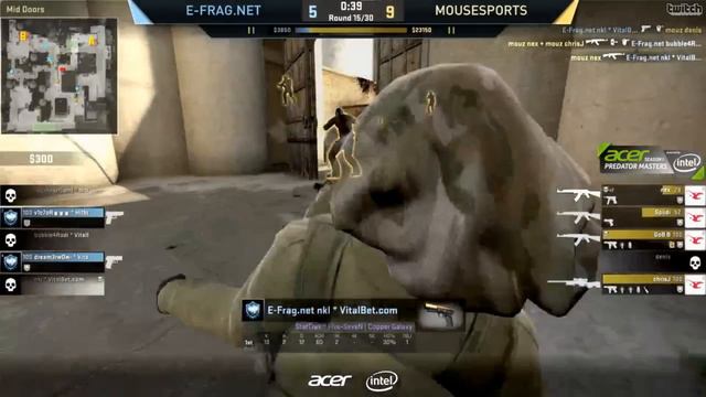 E-frag.net vs mouz-CS:GO-Acer Predator Masters powered by Intel Season 1 Finals(3 map-dust 2) смотреть онлайн