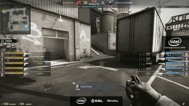 CS:GO - CLG vs. ARES [Train] - Group B Elimination - Intel Challenge Katowice 2018 смотреть онлайн