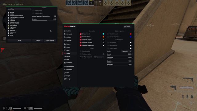 [TUTORIAL] How to use Memesense grenade helper смотреть онлайн