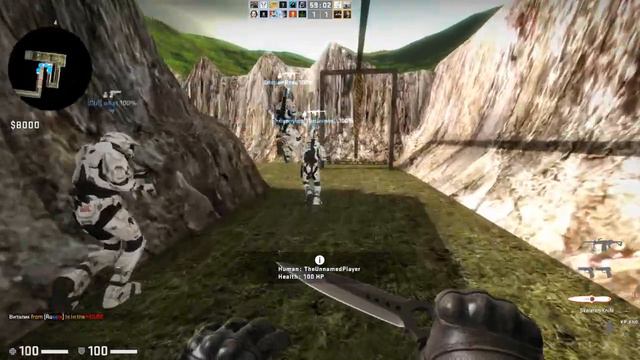 Counter Strike Global Offensive - Zombie Escape Mod on ze_firewall_laboratory_part2_p2 map смотреть онлайн