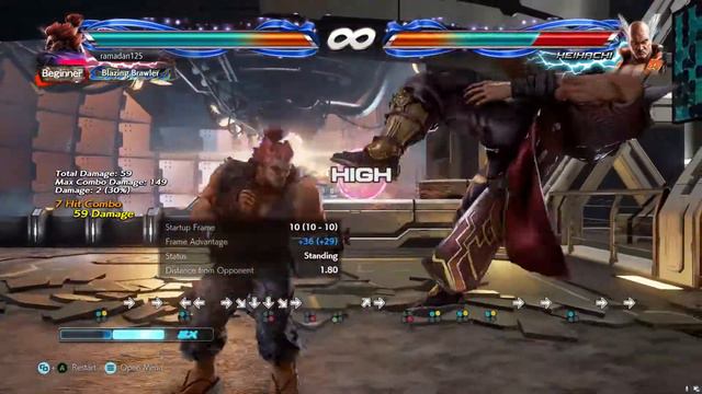 Tekken 7 Akuma Low Combo смотреть онлайн