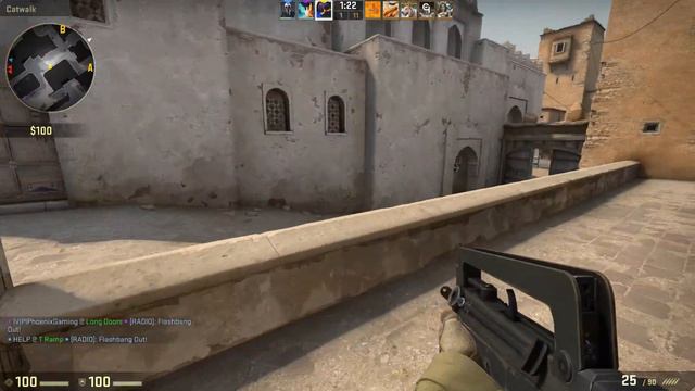 CS GO Competitive no Friendly Fire just trolling with soccer Ball смотреть онлайн