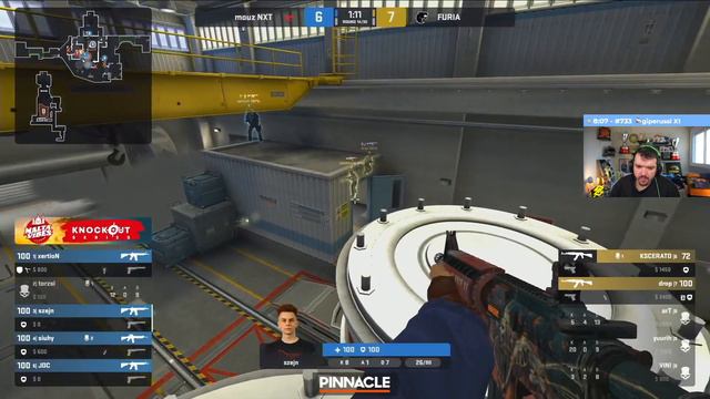 (Estréia do Drop) Furia vs Mouz NXT (Nuke - Mapa 3 MD3) - Transmissão Gaules e mch смотреть онлайн