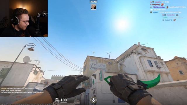 ohnePixel reacts to Karambit Emerald in Counter Strike 2 смотреть онлайн