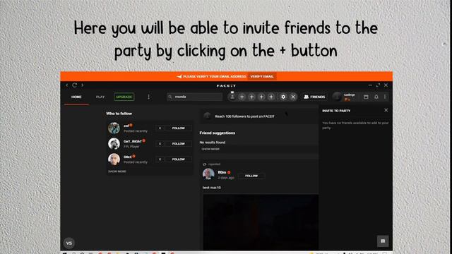 How To Invite Friends To Party In FACEIT | Create Group In FACEIT