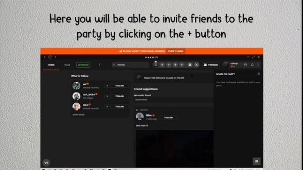 How To Invite Friends To Party in FACEIT | Create Group in FACEIT