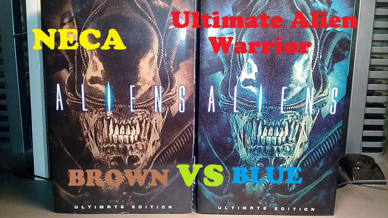 Comparison! Neca 2018 Ultimate Alien Warrior from Aliens Film (Blue vs Brown)! смотреть онлайн