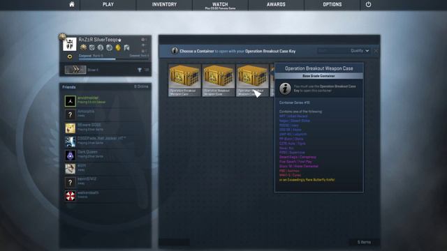 CS GO: Opening a case + 2 sticker capsules смотреть онлайн