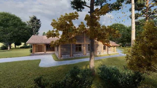 Ресторан Фон Барон  _ Ангарские терема _ срубы из кедра